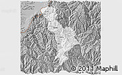 Gray 3D Map of Thimphu