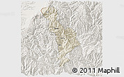 Shaded Relief 3D Map of Thimphu, lighten