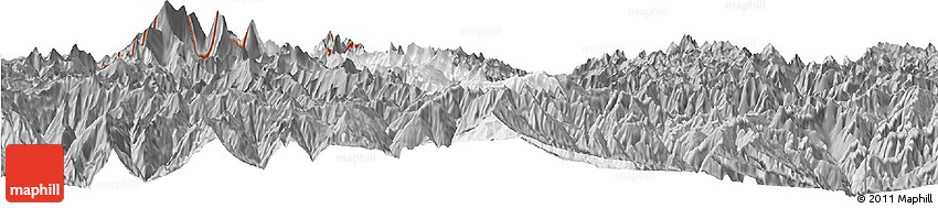 Gray Horizon Map of Thimphu