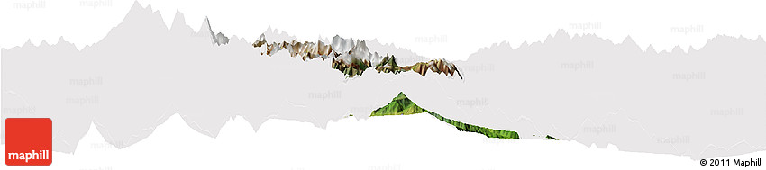 Satellite Horizon Map of Thimphu, cropped outside