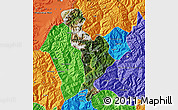 Satellite Map of Thimphu, political outside