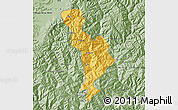 Savanna Style Map of Thimphu