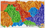 Political Panoramic Map of Thimphu