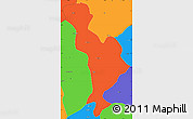 Political Simple Map of Thimphu