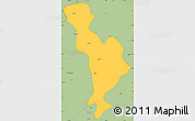 Savanna Style Simple Map of Thimphu
