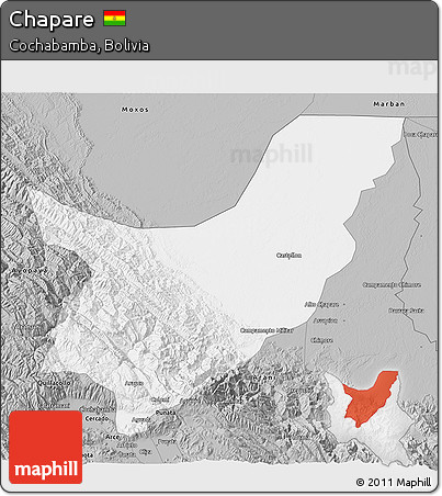 Gray 3D Map of Chapare