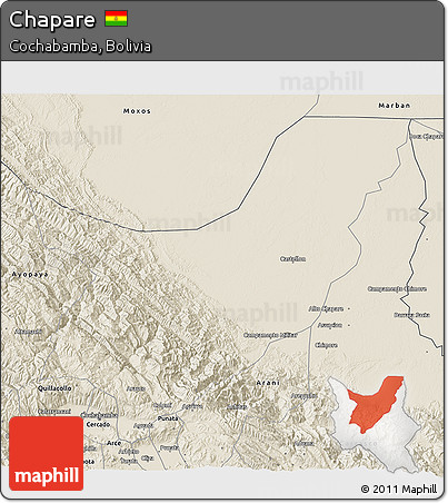 Shaded Relief 3D Map of Chapare
