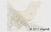 Shaded Relief 3D Map of Chapare, lighten