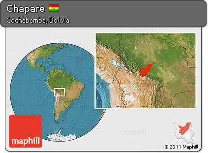 Satellite Location Map of Chapare