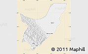 Classic Style Map of Chapare, single color outside