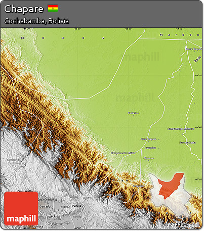 Physical Map of Chapare