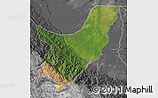 Satellite Map of Chapare, desaturated