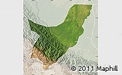 Satellite Map of Chapare, lighten