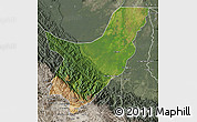 Satellite Map of Chapare, semi-desaturated