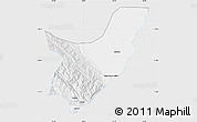 Silver Style Map of Chapare, single color outside