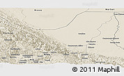 Shaded Relief Panoramic Map of Chapare