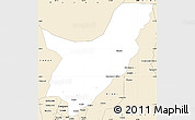 Classic Style Simple Map of Chapare