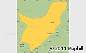 Savanna Style Simple Map of Chapare