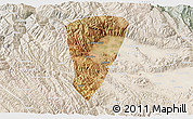 Satellite 3D Map of Quillacollo, lighten