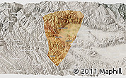 Satellite 3D Map of Quillacollo, lighten, semi-desaturated
