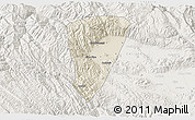 Shaded Relief 3D Map of Quillacollo, lighten