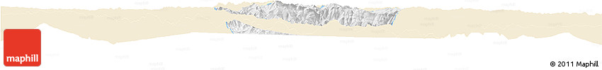Classic Style Horizon Map of Quillacollo, single color outside