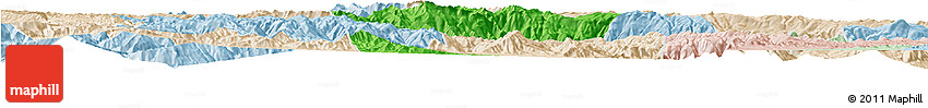 Political Horizon Map of Quillacollo, lighten
