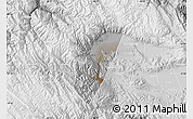 Physical Map of Quillacollo, lighten, desaturated