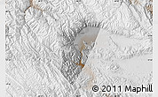 Physical Map of Quillacollo, lighten