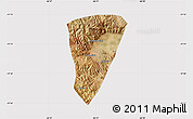 Satellite Map of Quillacollo, cropped outside