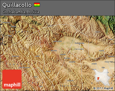 Satellite Map of Quillacollo