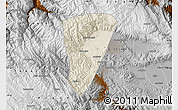 Shaded Relief Map of Quillacollo, physical outside