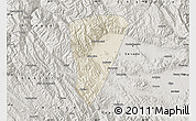 Shaded Relief Map of Quillacollo, semi-desaturated