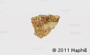 Satellite Panoramic Map of Quillacollo, cropped outside
