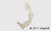 Shaded Relief 3D Map of Sud Yungas, cropped outside