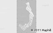 Gray Map of Sud Yungas, single color outside