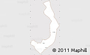 Classic Style Simple Map of Sud Yungas, cropped outside