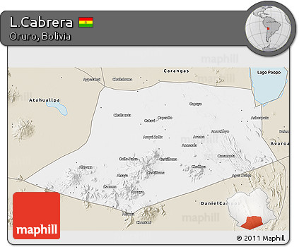 Classic Style 3D Map of L.Cabrera