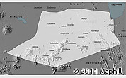Physical 3D Map of L.Cabrera, darken