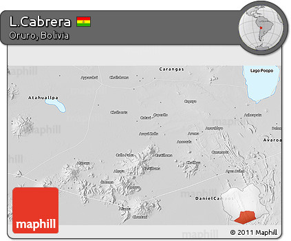 Physical 3D Map of L.Cabrera