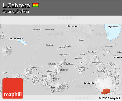 Physical 3D Map of L.Cabrera