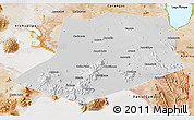 Physical 3D Map of L.Cabrera, satellite outside