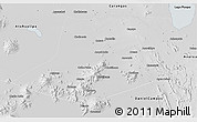 Physical 3D Map of L.Cabrera, semi-desaturated
