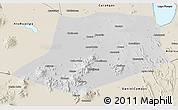 Physical 3D Map of L.Cabrera, shaded relief outside