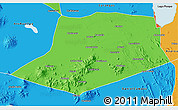 Political 3D Map of L.Cabrera