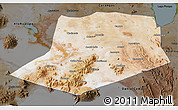 Satellite 3D Map of L.Cabrera, darken