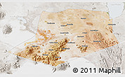 Satellite 3D Map of L.Cabrera, lighten, semi-desaturated