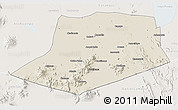 Shaded Relief 3D Map of L.Cabrera, lighten