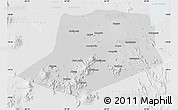 Physical Map of L.Cabrera, lighten