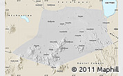 Physical Map of L.Cabrera, shaded relief outside